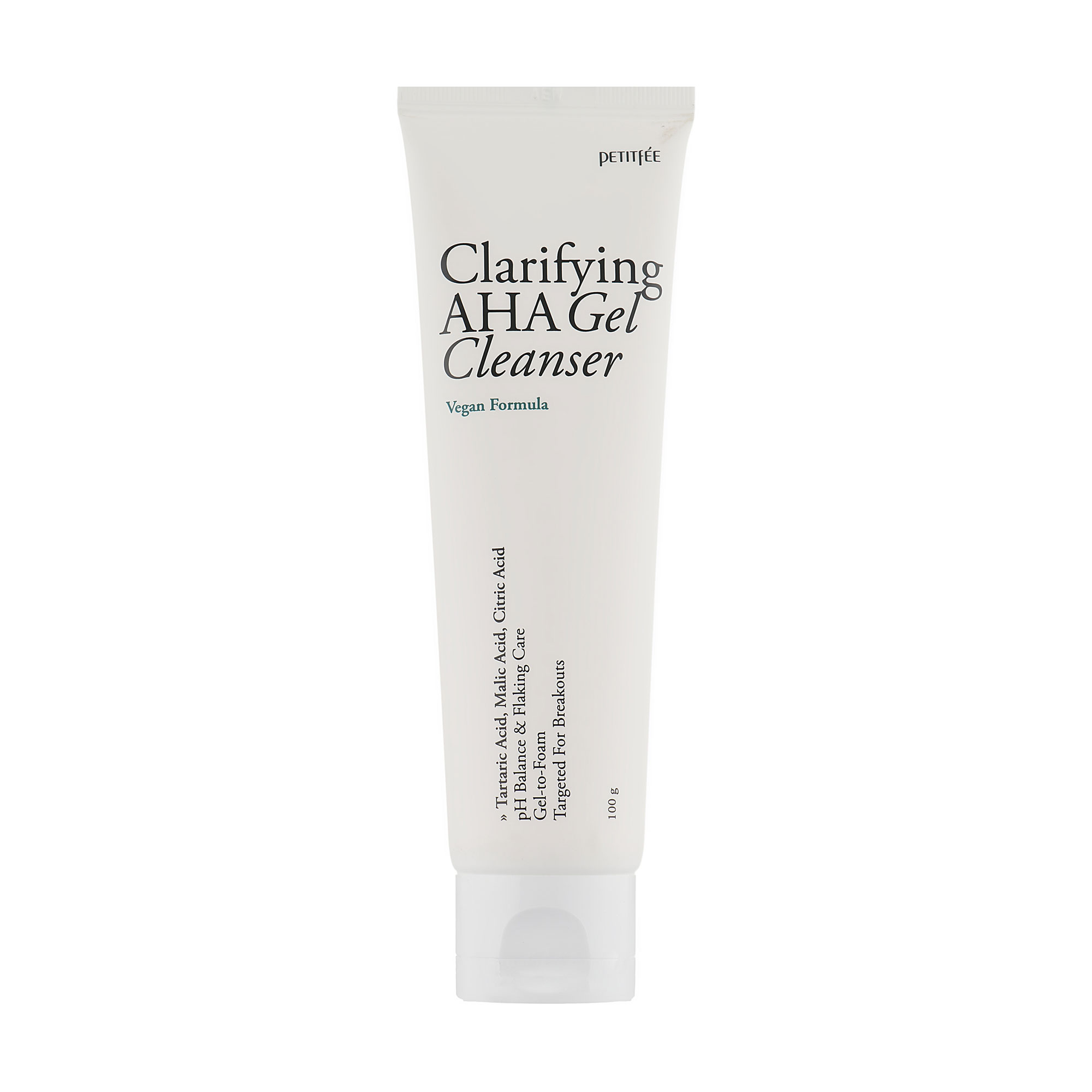 Очищувальний гель для вмивання Petitfee &amp; Koelf Clarifying AHA Gel Cleanser з AHA кислотою, 100 г